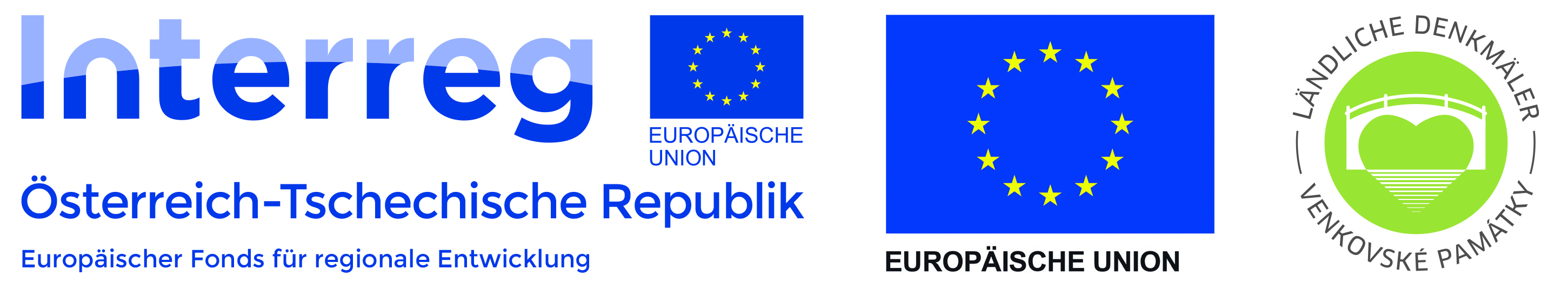 Logo projektu Památky žijí / Projektlogo Denkmäler leben